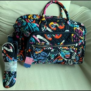 Vera Bradley iconic compact weekender bag NEW